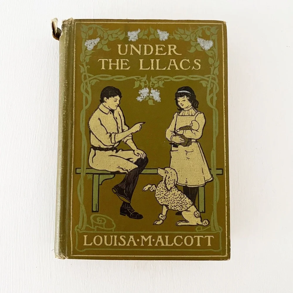 1906 Under the Lilacs by Louisa May Alcott Cloth Bound‎ Edwardian Book